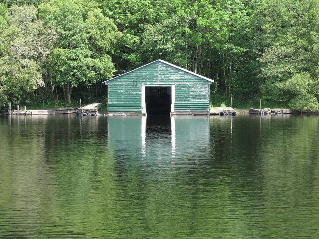 The boathouse on Loch Aber