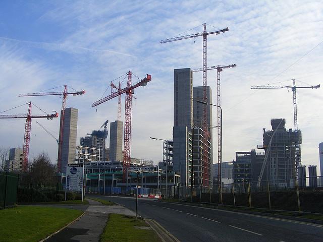 Media City Cranes