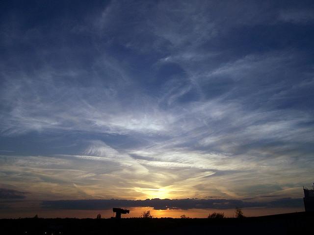 Sunset over Wolverhampton
