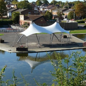 Bandstand, Eastrop Park, Basingstoke, Hampshire - Mike Cattell