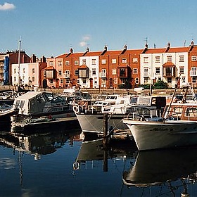 Reflections in Bristol Marina - crabchick