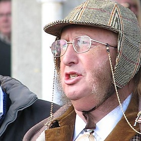 John McCririck at Cheltenham - Will Palmer