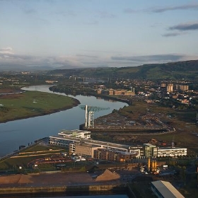 River Clyde at Clydebank, Scotland, October 2008 - PhillipC