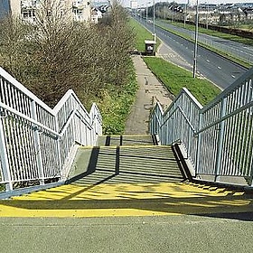 East Kilbride bridge steps - loumurphy