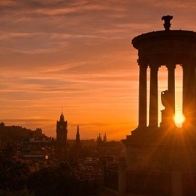 Edinburgh sunset - baaker2009