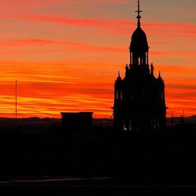 Glasgow sunset - twistyfoldy.net