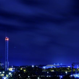 Glasgow tower, night - twak