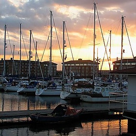 Peaceful Marina at Hartlepool Maritime Festival - sketchyparrot