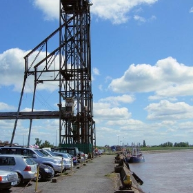 Old Crane Structure On The South Quay, King's Lynn, Norfolk. - Jim Linwood