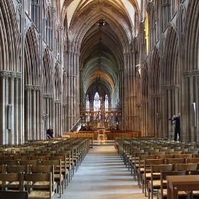 Inside Lichfield Cathedral - Fearless Fred