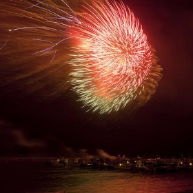 Final firework of Friday nights display 8040 - Mark Rigler UK