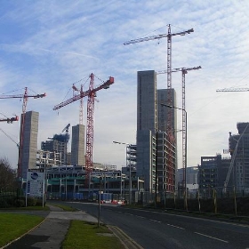 Media City Cranes - Pimlico Badger