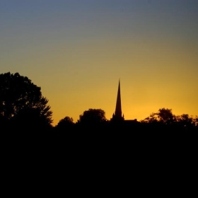 Shrewsbury at Dusk - The Welsh Poppy