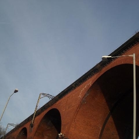 Stockport's famous landmark - Firing up the quattro....