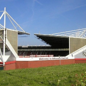 Britannia Stadium - yellow book