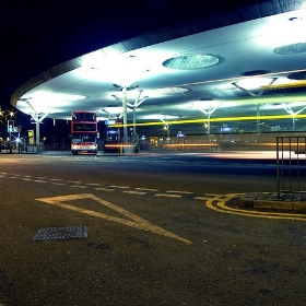 Walsall at Night - Station Trails - Lee Jordan