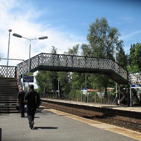 Widnes Train Station, Widnes, England - nikoretro