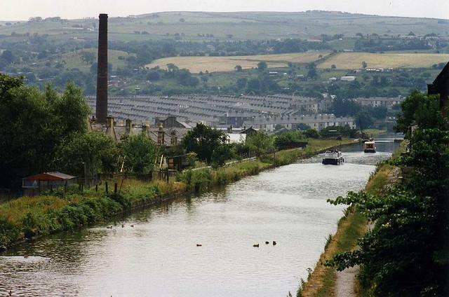 Burnley roofscape 1995.