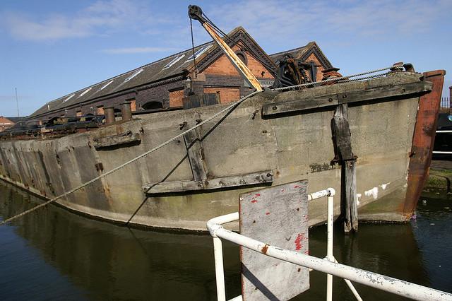 Wartime Concrete Barge