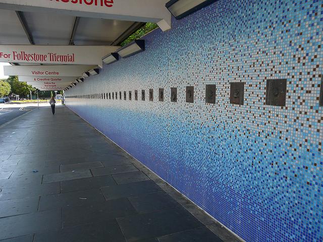 'Like The Back Of My Hand' by Strange Cargo Arts Company, Folkestone Central Station