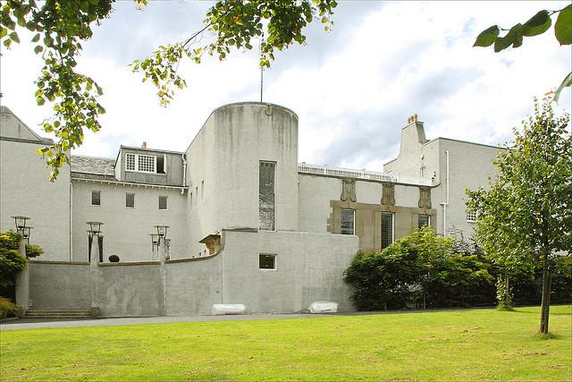 La façade nord (House for an art lover, Glasgow)