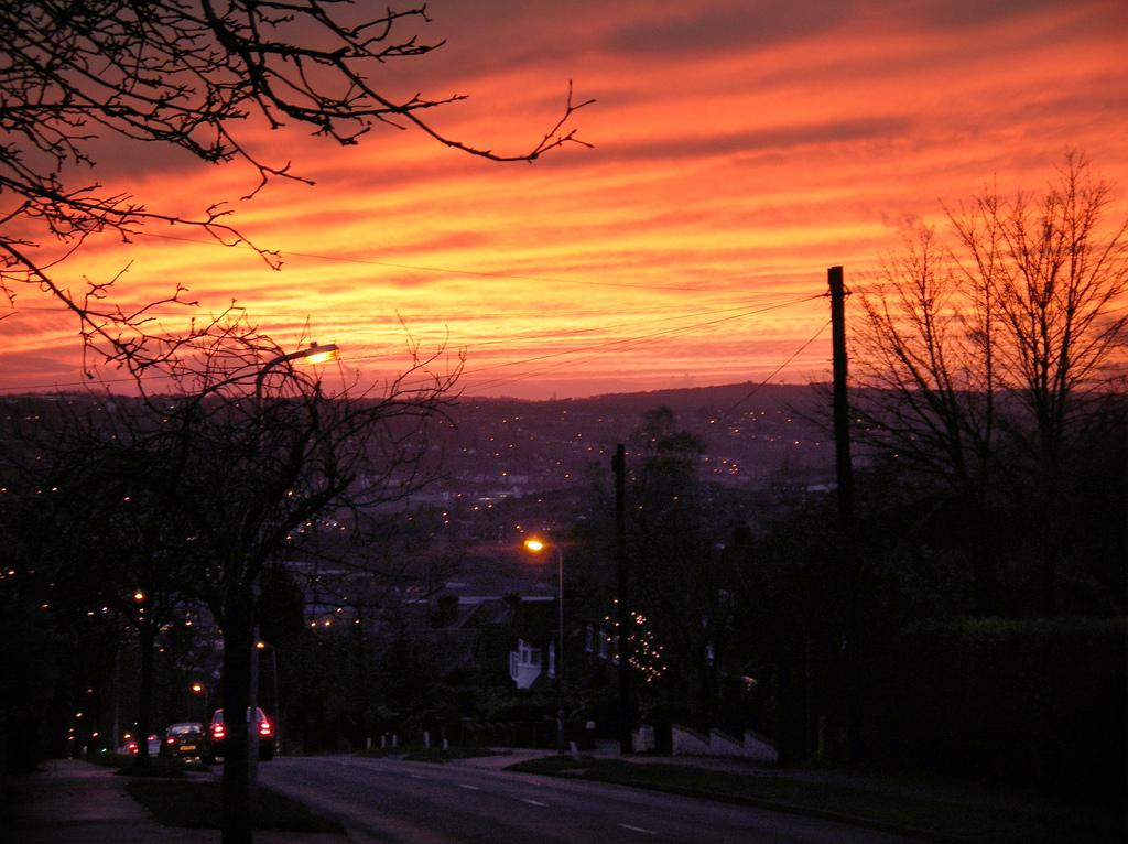 Sunset in High Wycombe