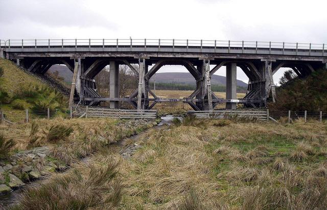 Aultnaslanach Railway Viaduct Moy Inverness Scotland