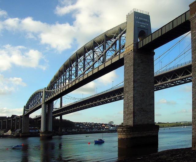 Tamar Bridges from Saltash Passage