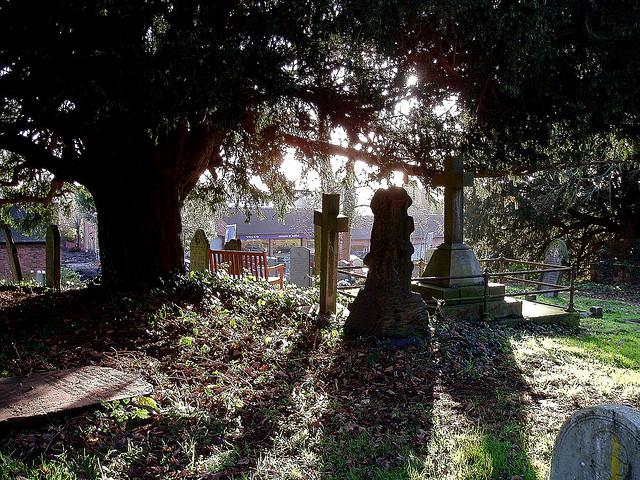 December 17th "Winter Afternoon Hampton in Arden Churchyard"