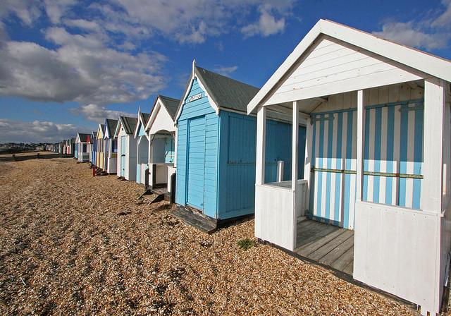 Beach huts, Southend on Sea