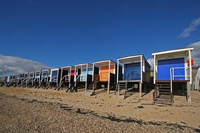 Beach huts, Southend on Sea