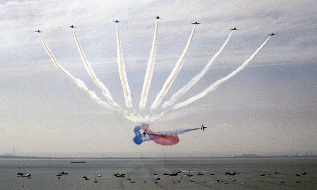 Southend Airshow 1986 Red Arrows