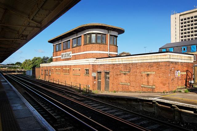 At Woking Station